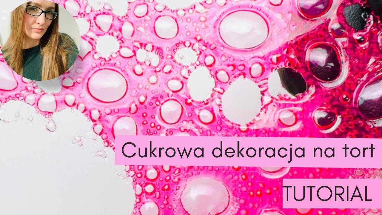 Dekoracja tortu - Bąbelki z cukru! Jak zrobić? Prosta dekoracja do udekorowania tortu. #torty