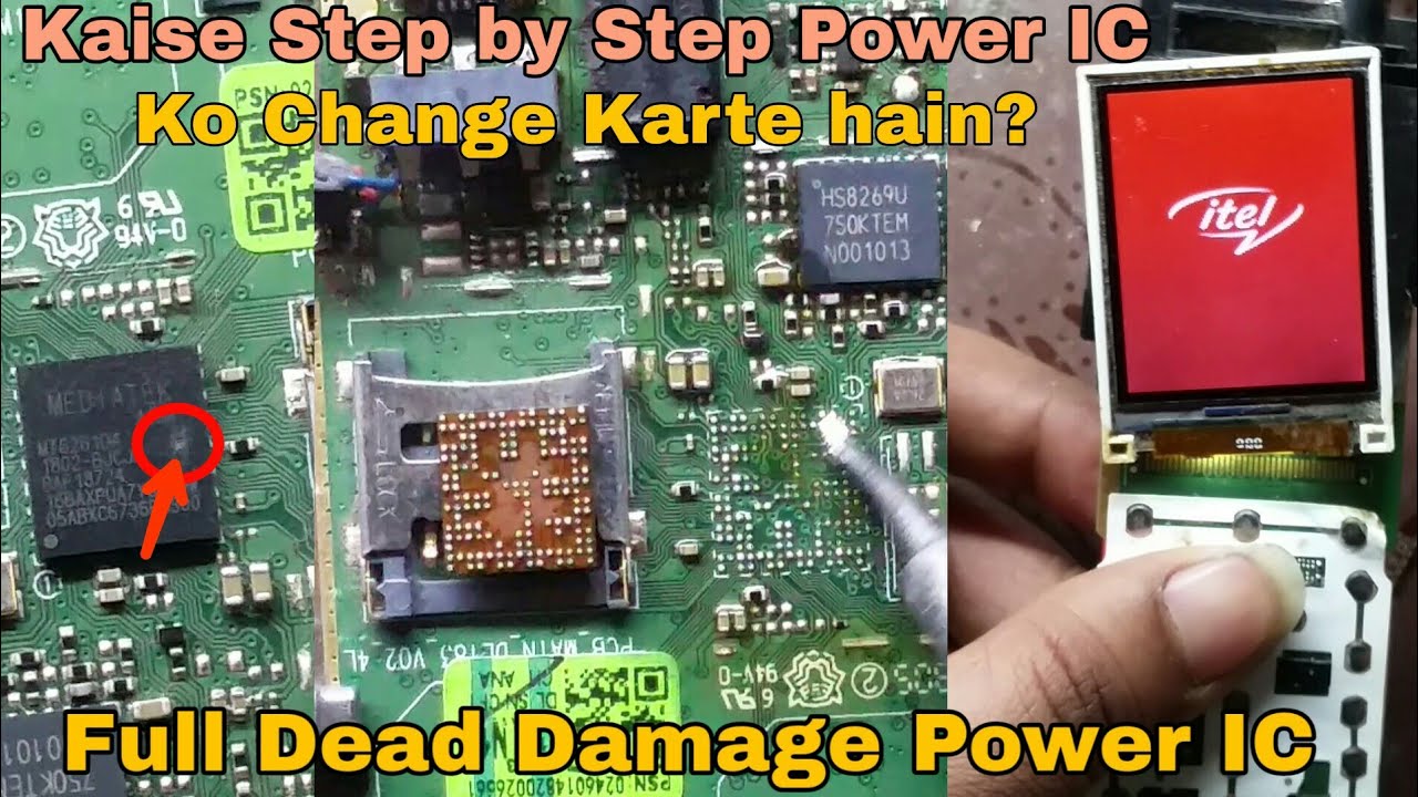 All Chaina keypad Phone Dead Solution | Full Dead Damage Power IC Change