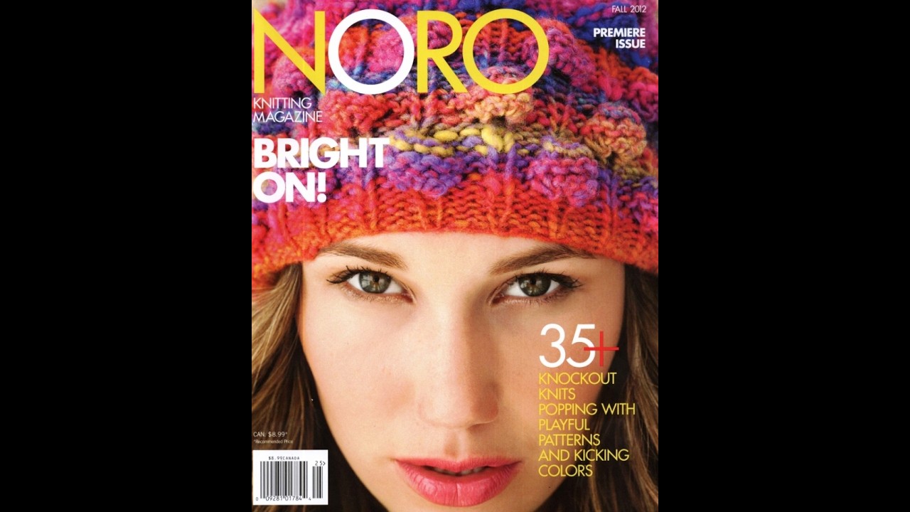 Noro knitting 2012 fall Fashion magazine in english