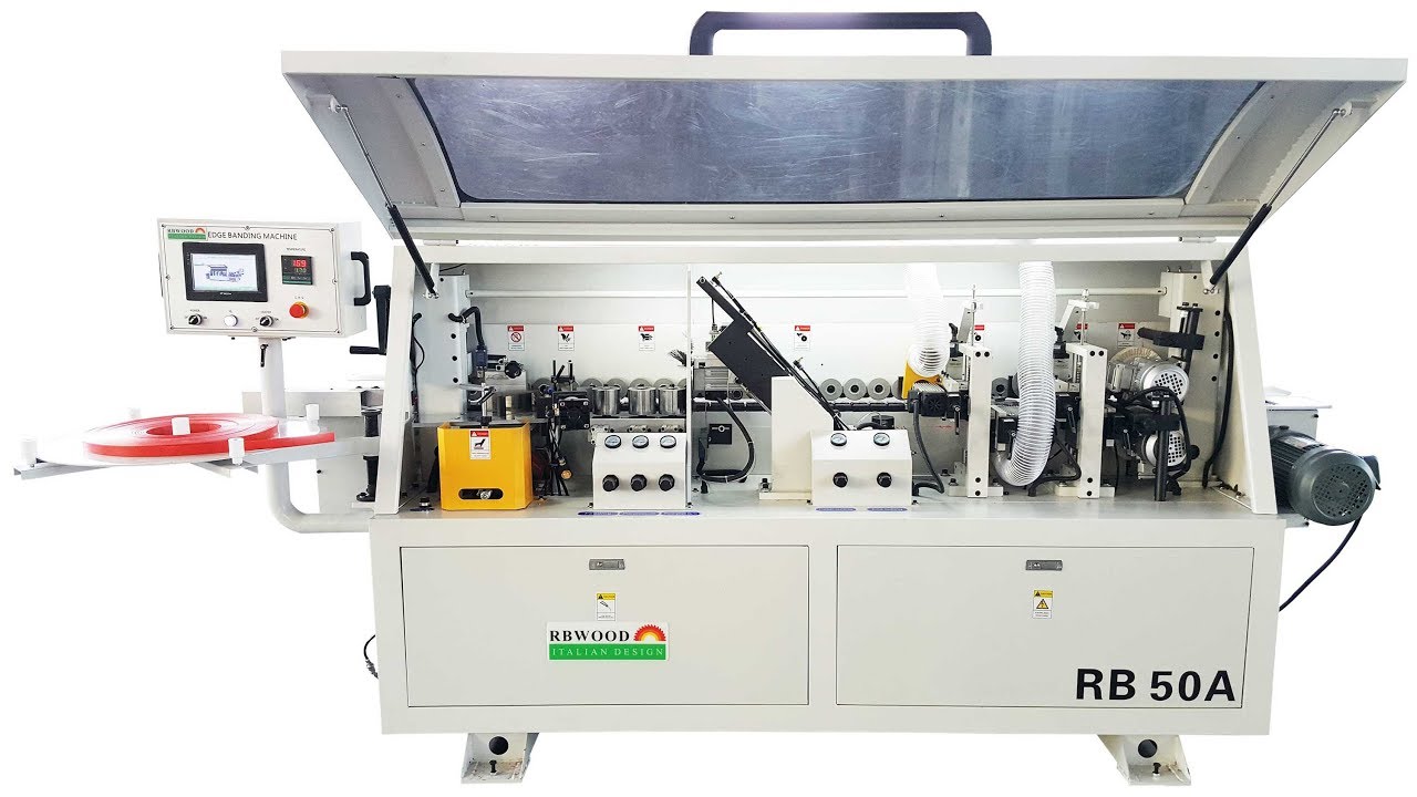 RBWOOD edge banding machine installation and working