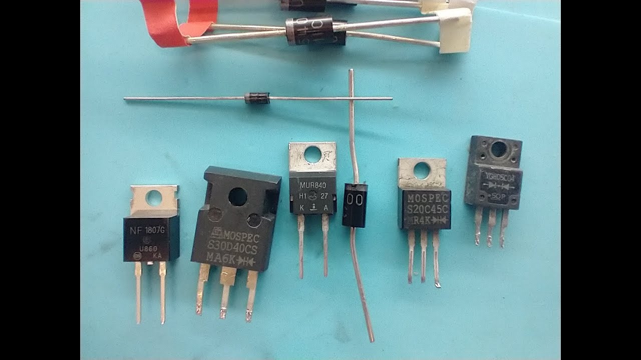 55 - Diodo ultrarápido (Ultrafast) y Schottky