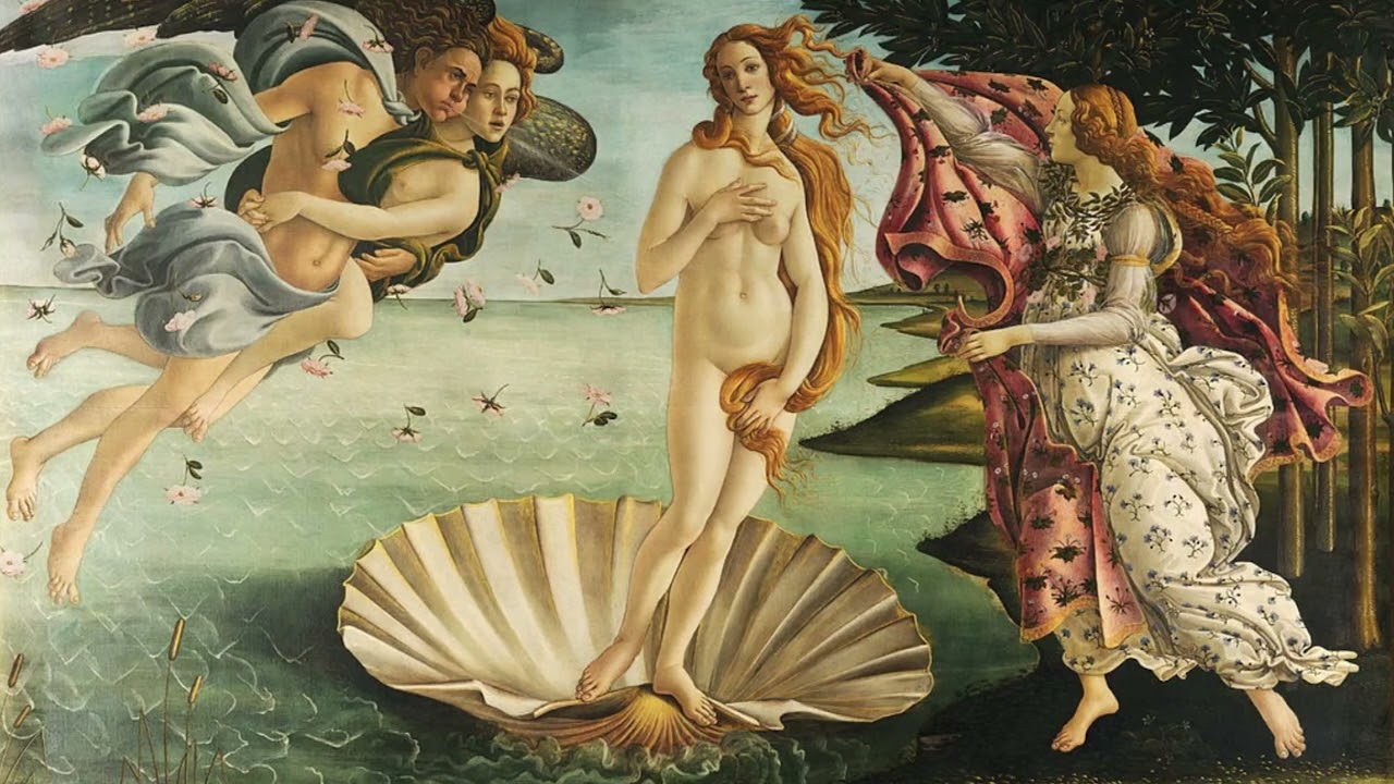 TV frame painting - The Birth of Venus - Sandro Botticelli - 1484–1486