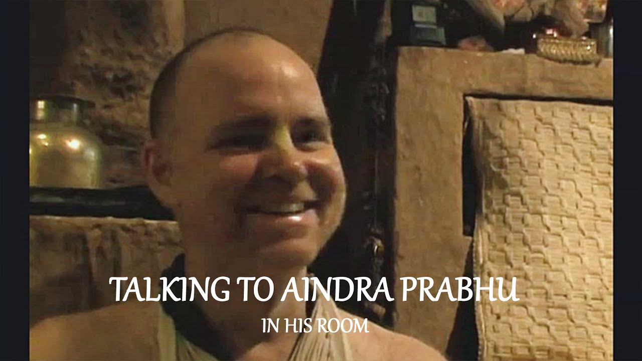 Talking to Aindra Prabhu in his room (RUS) / March 2006
