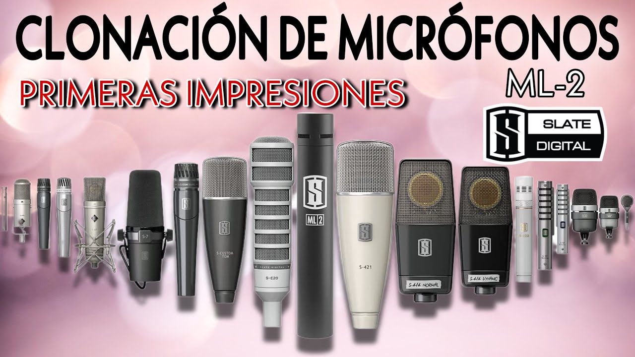 🔴 Slate digital ML2 PRIMERAS IMPRESIONES 👍👎 🤷🏻‍♂️ clonación de micrófonos producción musical