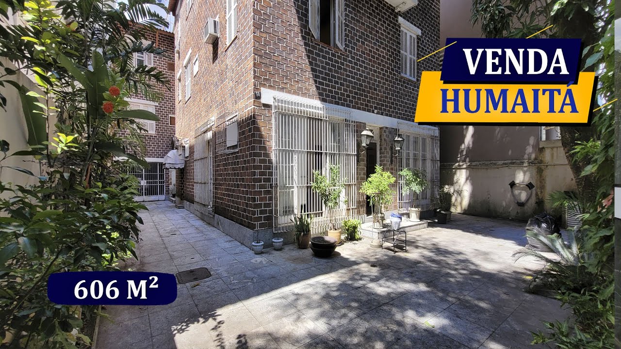 HUMAITÁ I VIÚVA LACERDA I ATENÇÃO INVESTIDORES I BELÍSSIMO CASARÃO 606M2 I 10 BANHEIROS I 10 VAGAS