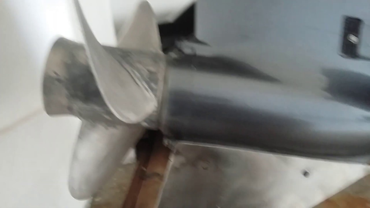 como fazer um protetor de rabeta de inox para motor de popa
