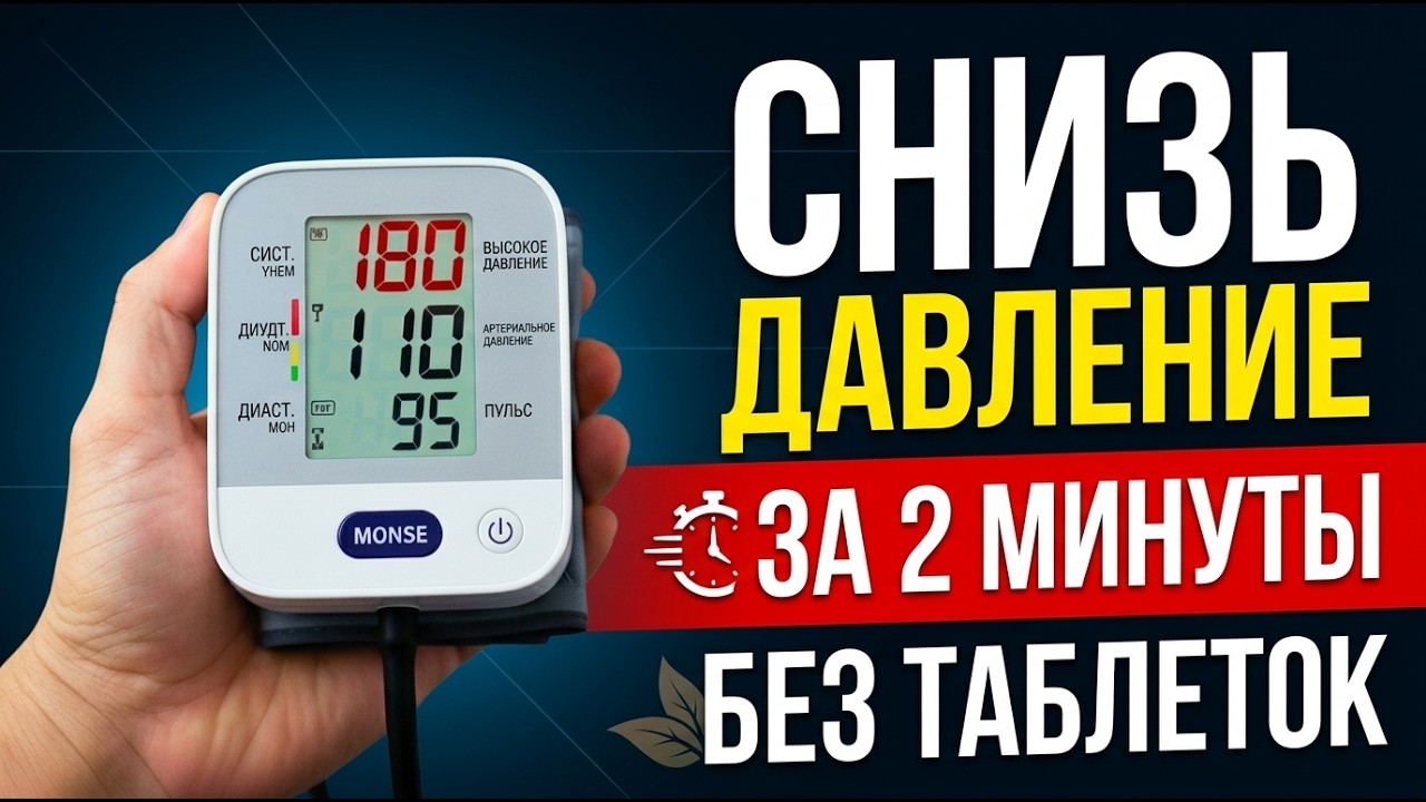Кардиолог Раскрывает: Техника на 2 Минуты, которая Снижает Артериальное Давление Без Лекарств
