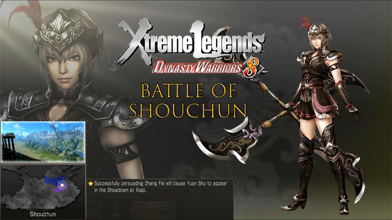 Battle of Shouchun Star Guide | Dynasty Warriors 8: Xtreme Legend PS3 | Lu Bu - Story mode #45