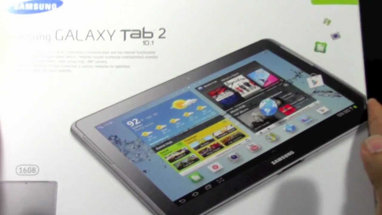 Samsung Galaxy Tab 2 (10.1) Unboxing