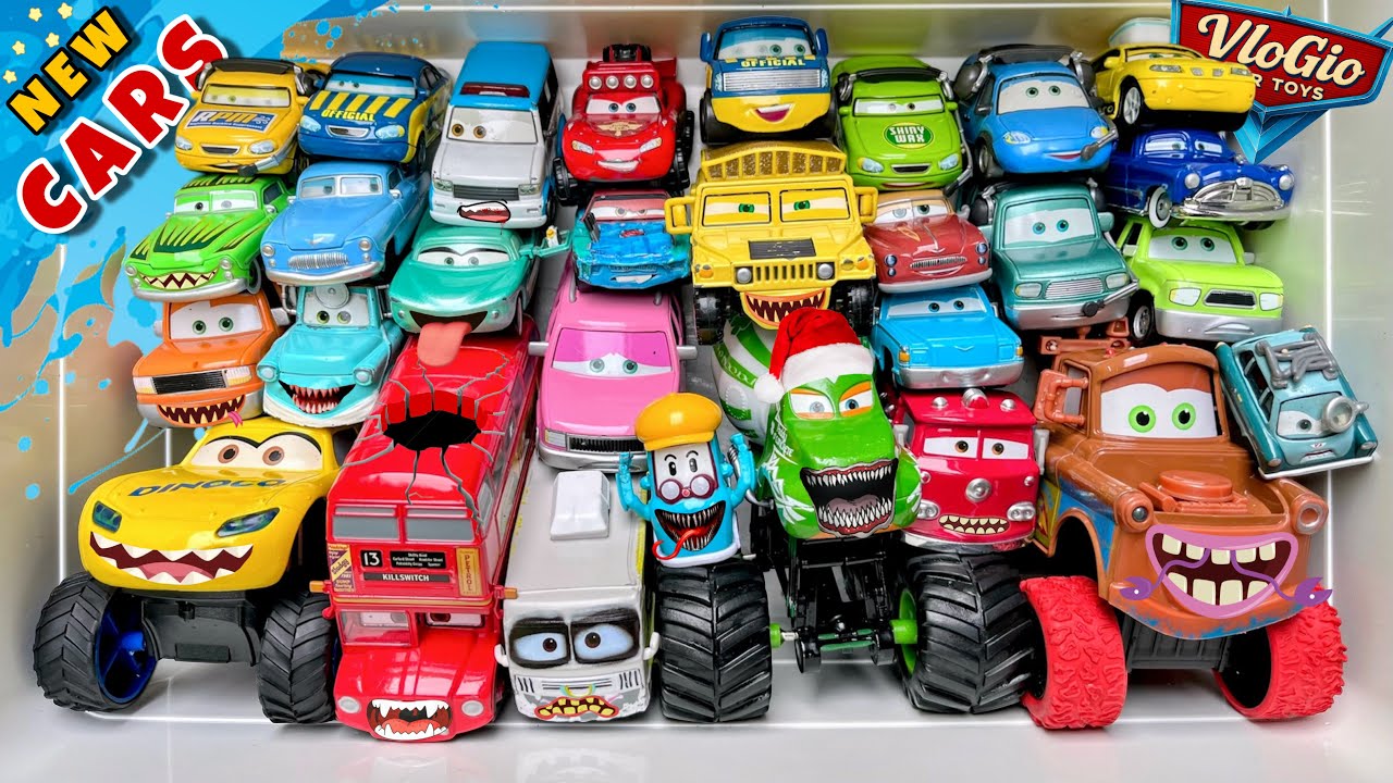 Disney Pixar Cars Unboxing Review | Lightning McQueen, Tow Mater, Doc Hudson, Sally Carrera, Cruz