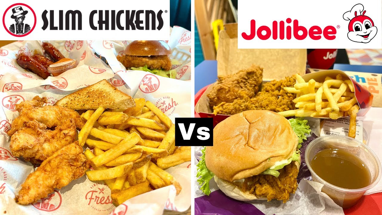 Fried Chicken Wars! - Slim Chickens Vs Jollibee - Who Wins?