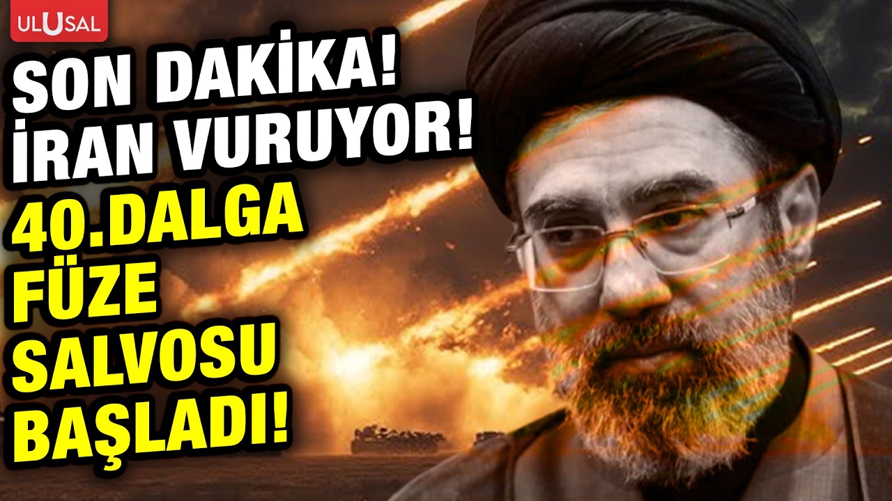 SON DAKİKA! İran 40. füze salvosunu başlattı!