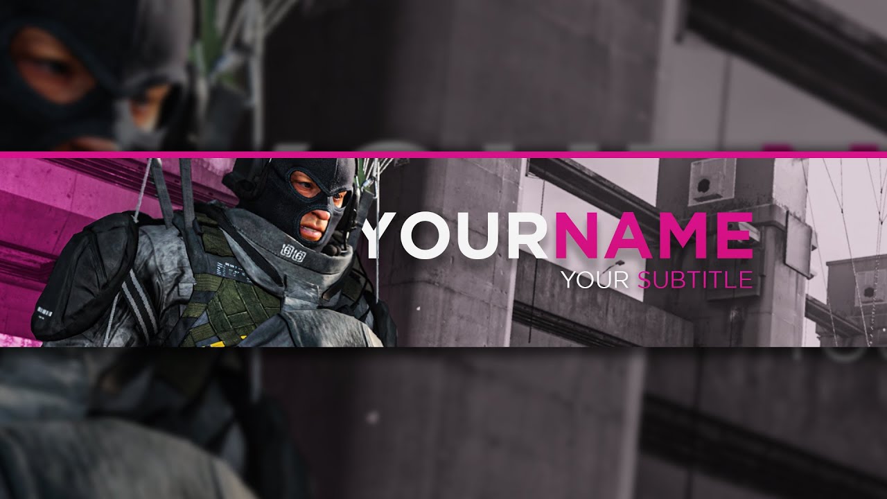 Call of Duty Warzone Youtube Banner Template - Free Download - Huber.Graphics