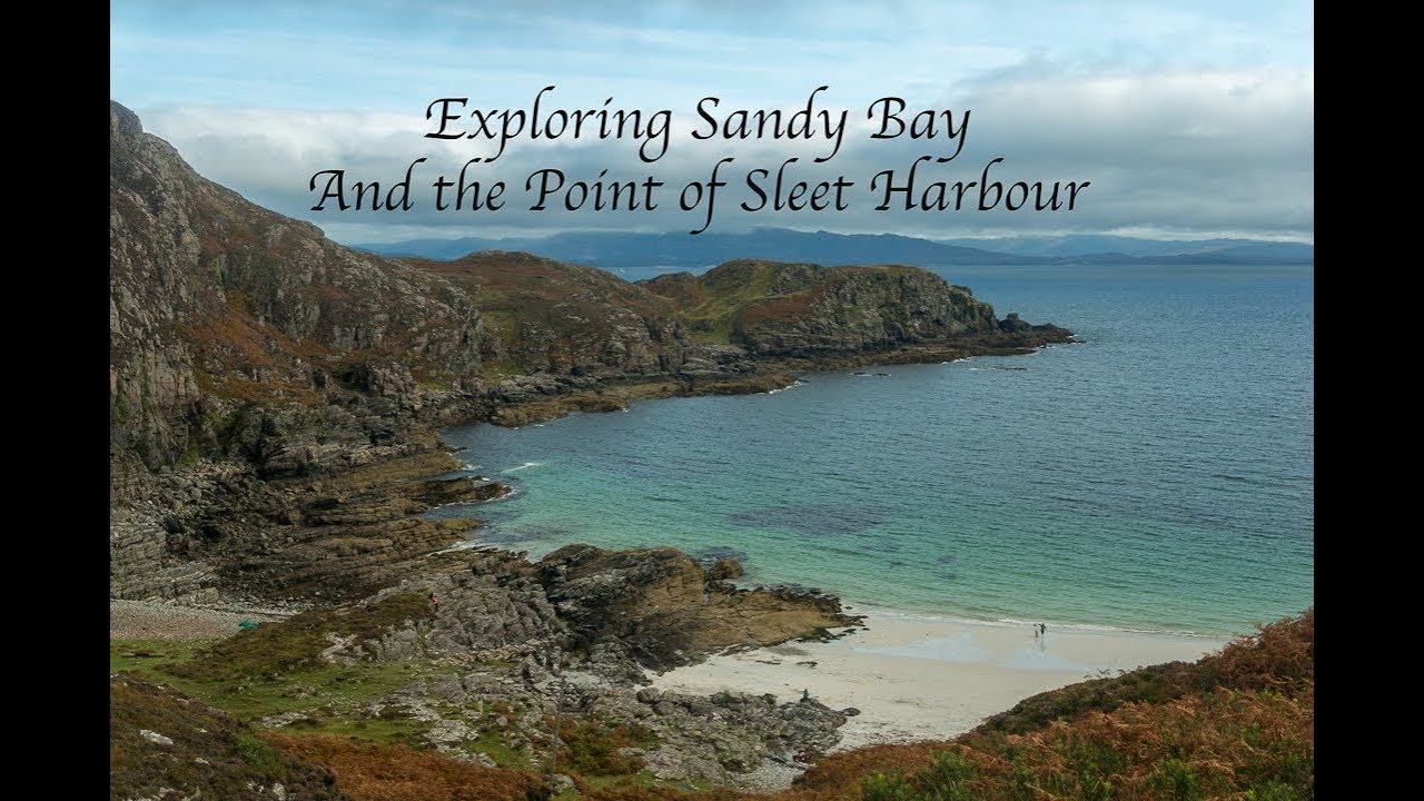 Exploring a secluded Beach and Harbour on the Isle of Skye