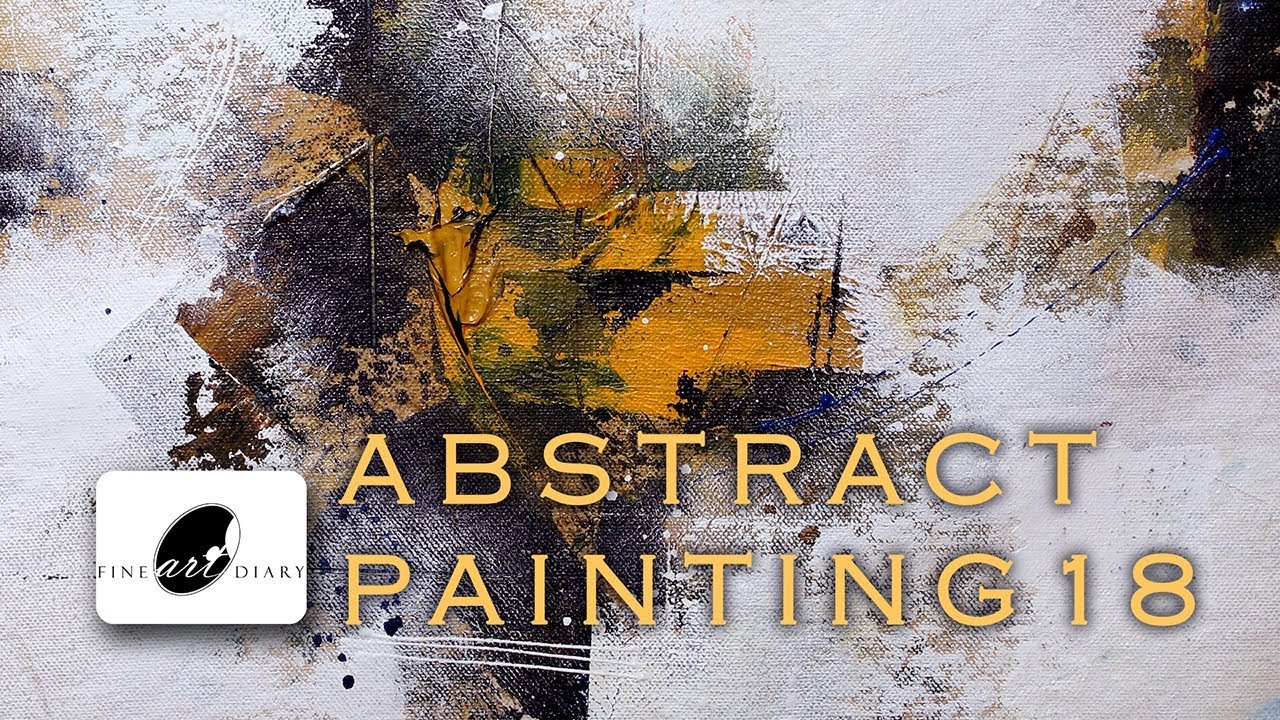 Easy Abstract Painting Step by Step |Abstract Painting 18| Acrylic Painting Tutorial