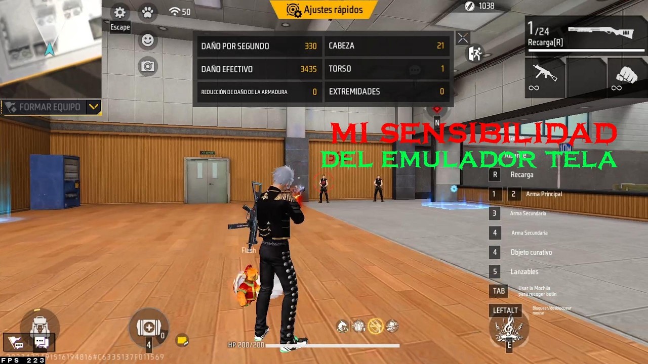 MI SENSIBILIDAD DEL EMULADOR TELA