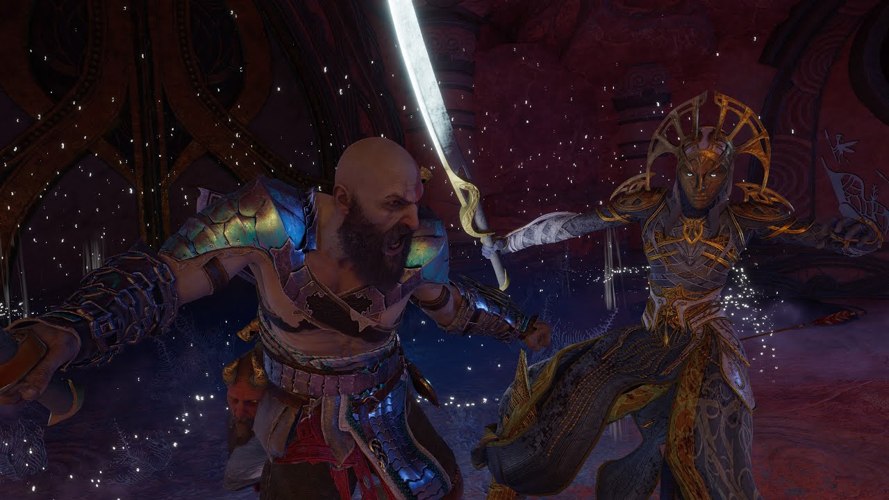 God of War Ragnarok - KRATOS vs MAVEN Boss Fight | NO DAMAGE (GMGOW)