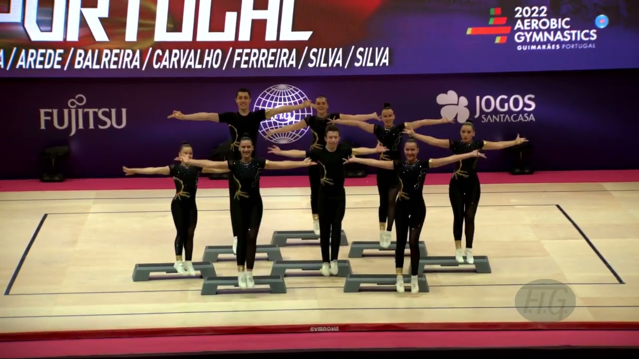 Portugal (POR) - 2022 Aerobic Worlds, Guimaraes (POR) - Aerobic Step Qualifications