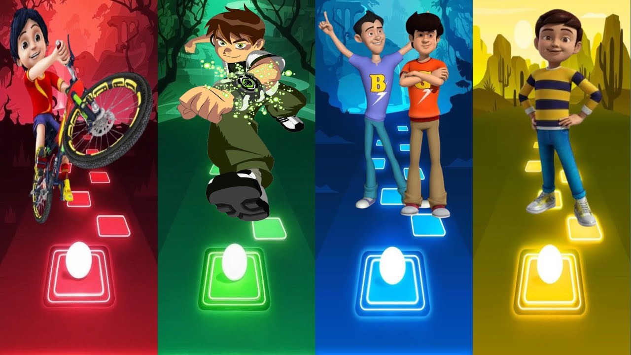 Shiva Vs Ben 10 Vs Gattu Battu Vs Rudra (Official Video) - Tiles Hop EDM Rush