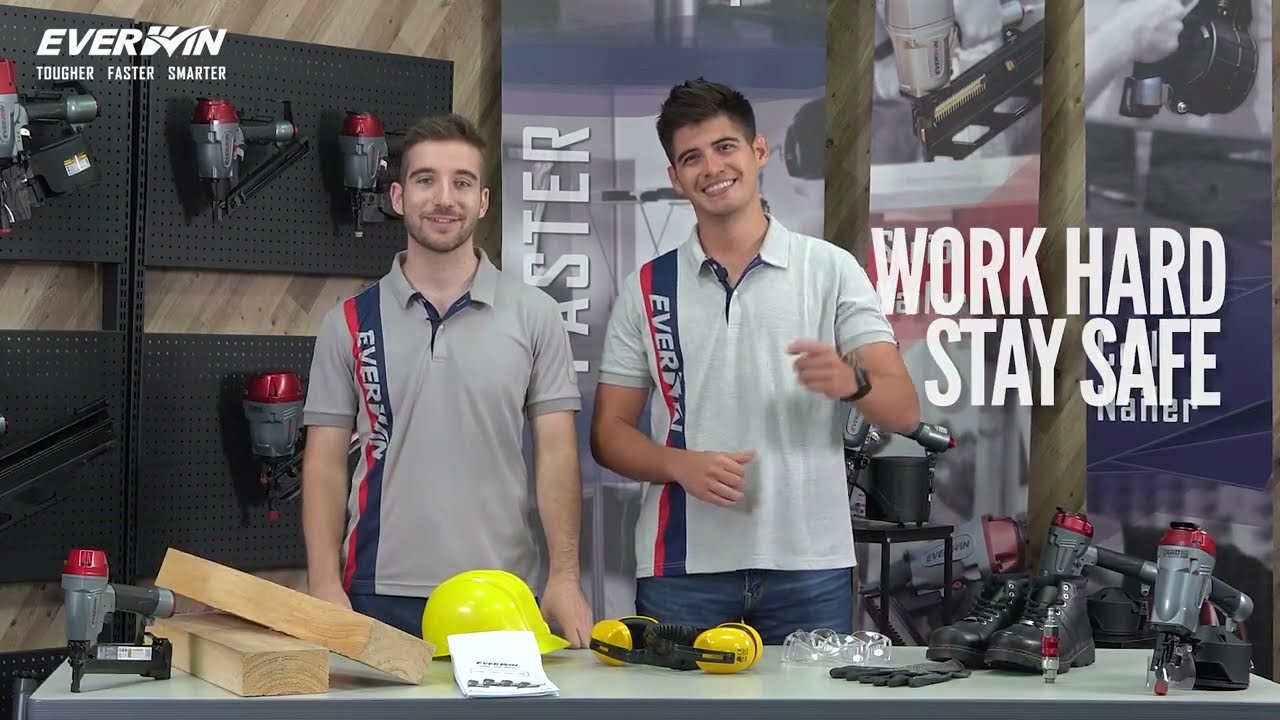 EVERWIN's Pneumatic Nailer, Stapler Safety Training Guide ENGLISH VERSION