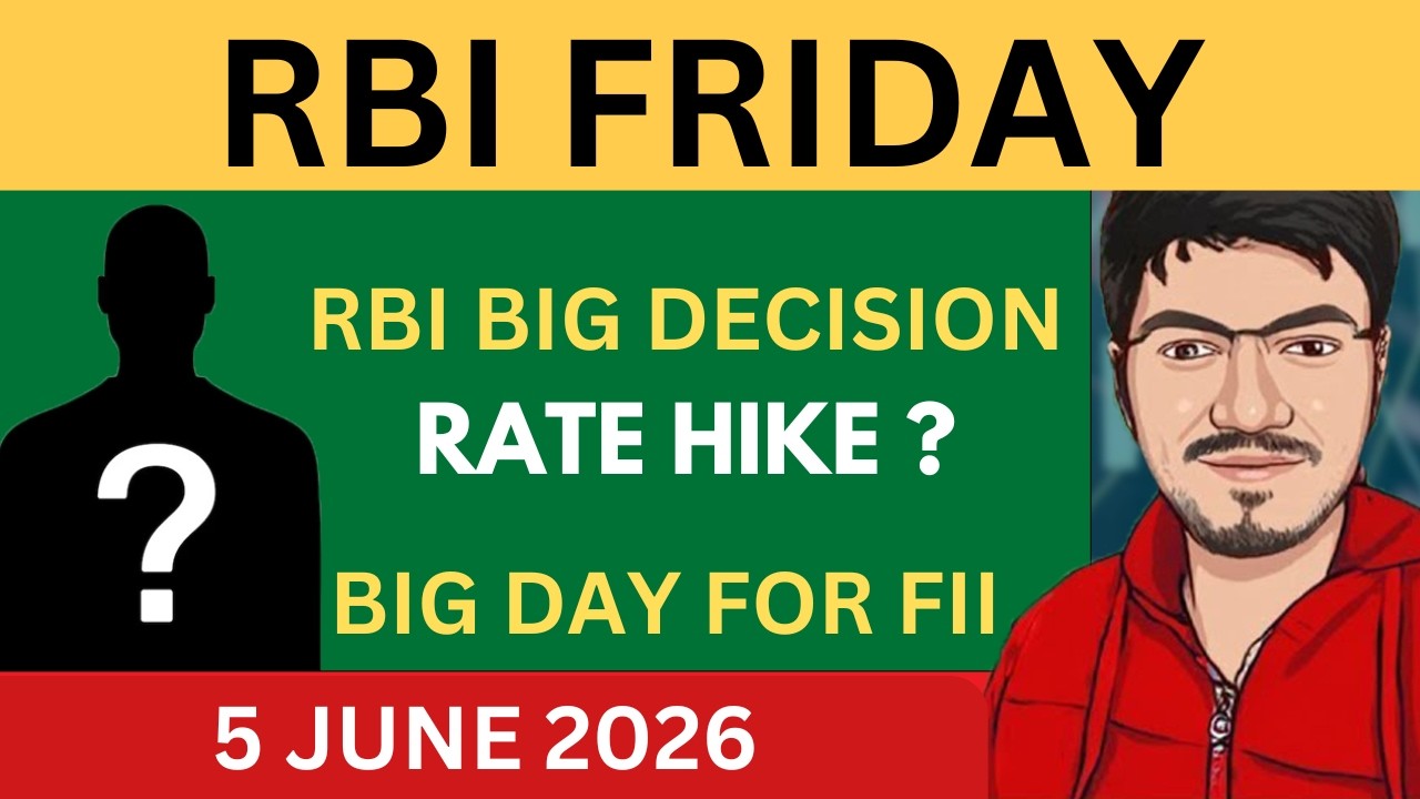 Nifty & Bank nifty prediction for tomorrow for Friday | WILL RBI RATE HIKE TOMORROW ?