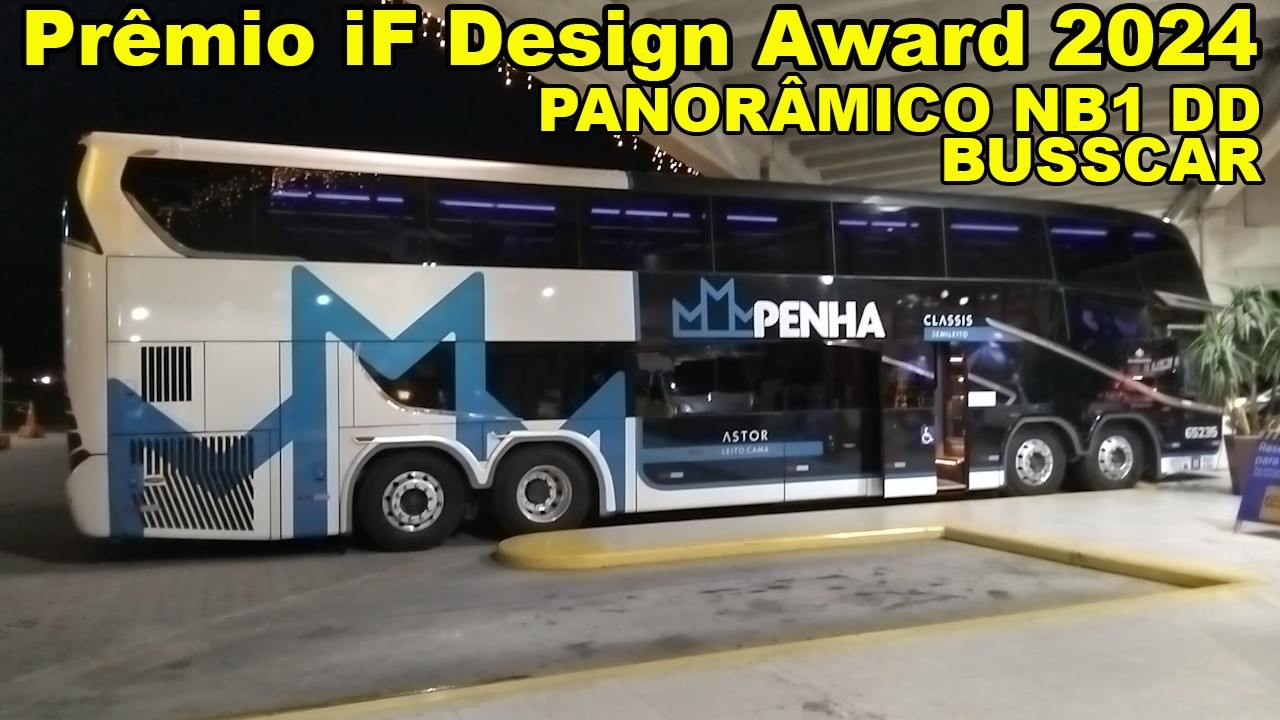 O Design que IMPRESSIONA: Flagramos o Novo Busscar NB1 Mercedes-Benz