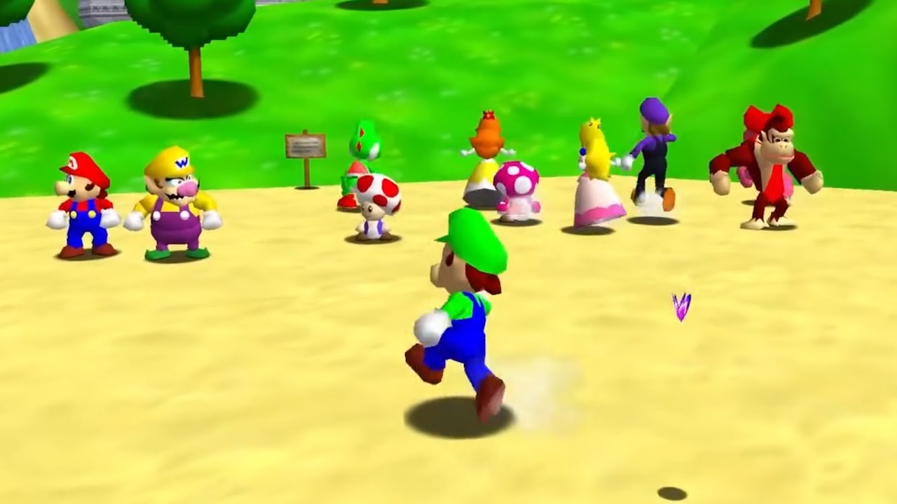 10, 11 and 12 Players in Mario 64 - Full Game 100% Walkthrough