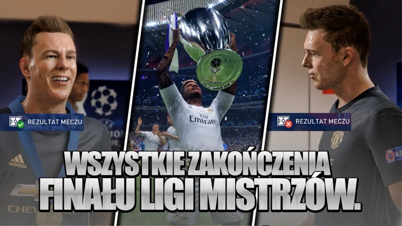 CZTERY ZAKOŃCZENIA FINAŁU LIGI MISTRZ&Oacute;W | FIFA 19 THE JOURNEY