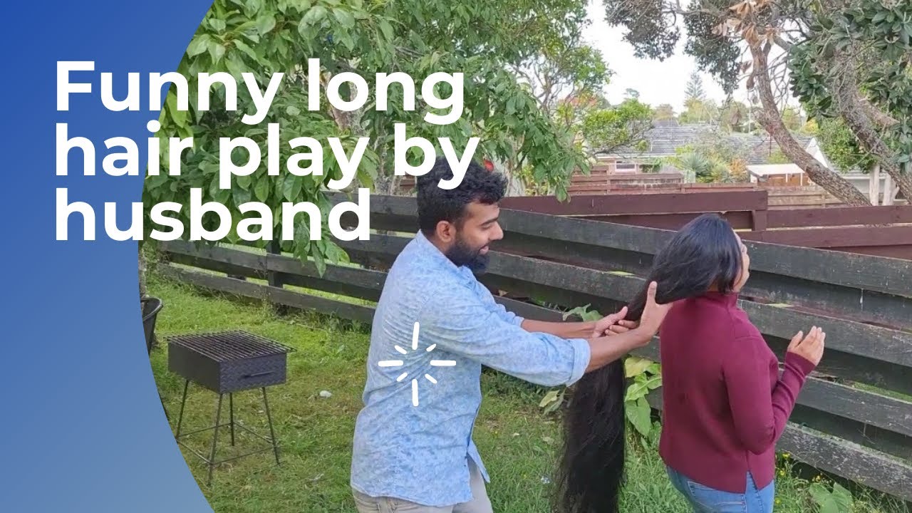 Long hair play by husband|hair pulling|slo-mo bundrop|Requested video|sona's world of happiness
