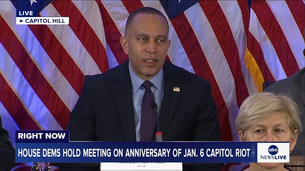 LIVE: House Democrats hold meeting on fifth anniversary of Jan. 6 Capitol riot