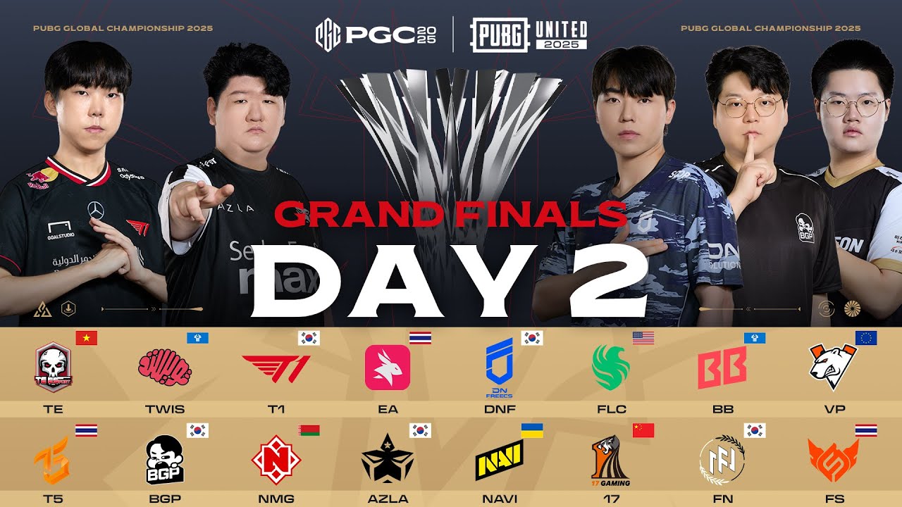 GRAND FINALS DAY 2 | PGC 2025 [배틀그라운드] [배그]