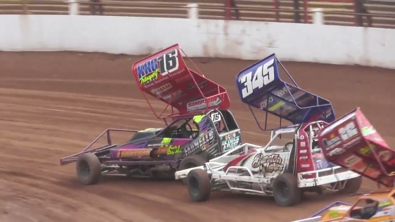 Brisca F1 Stock Car Racing- Odsal Stadium, Bradford 20.4.2024-  Heat 1