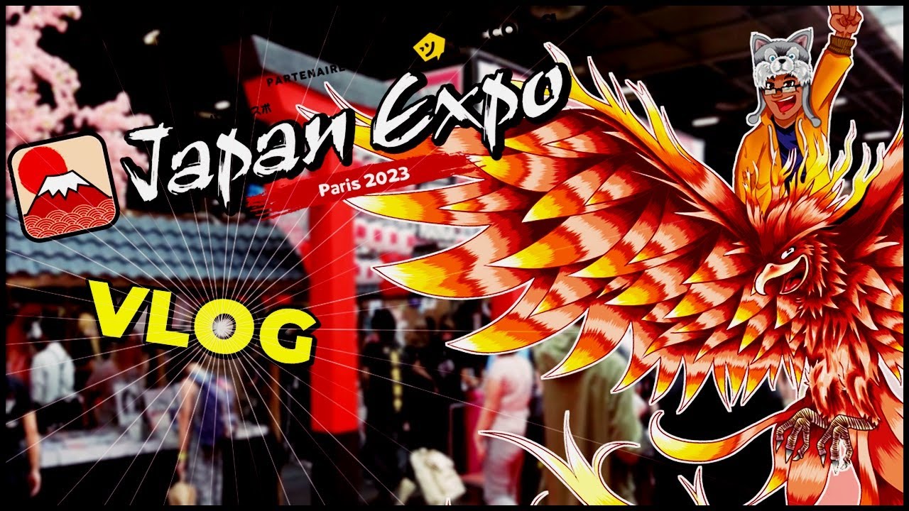 VLOG JAPAN EXPO 2023 : COSPLAY, MANGAS, JEUX VIDEO, UNE VRAI DINGUERIE !!