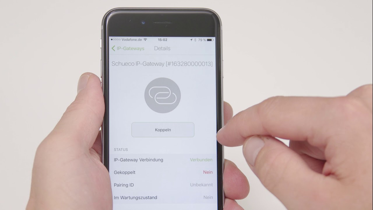 Schüco Building Skin Control - IP Gateway mit Smartphone
