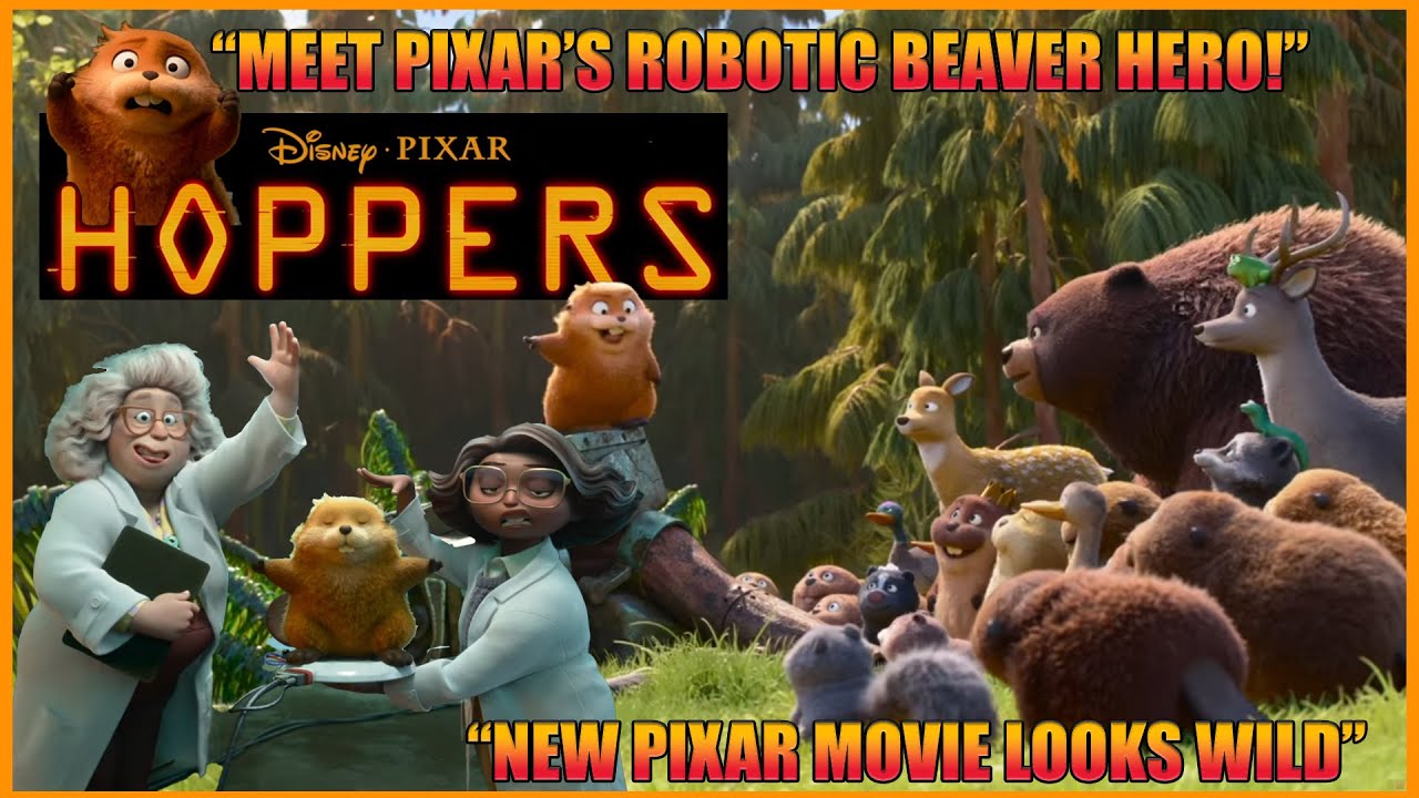 Hoppers "Meet Pixar's Robotic Beaver Hero" 