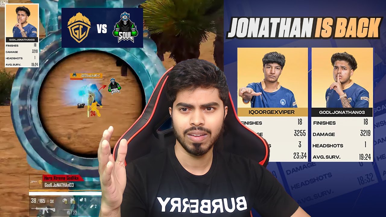 GODLIKE #1 DOMINATION | JONATHAN ON 🔥 | BGIS GRAND Finals Day 1