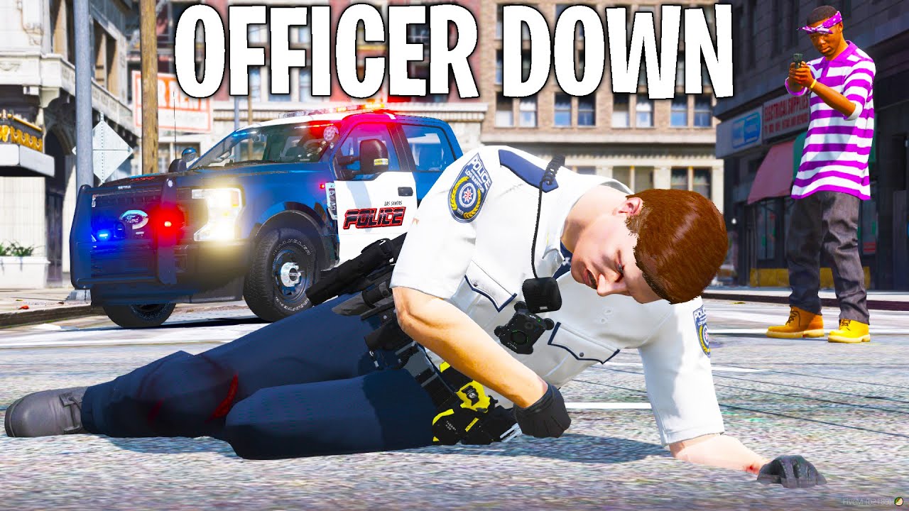 Responding To Officer Down In GTA 5 RP