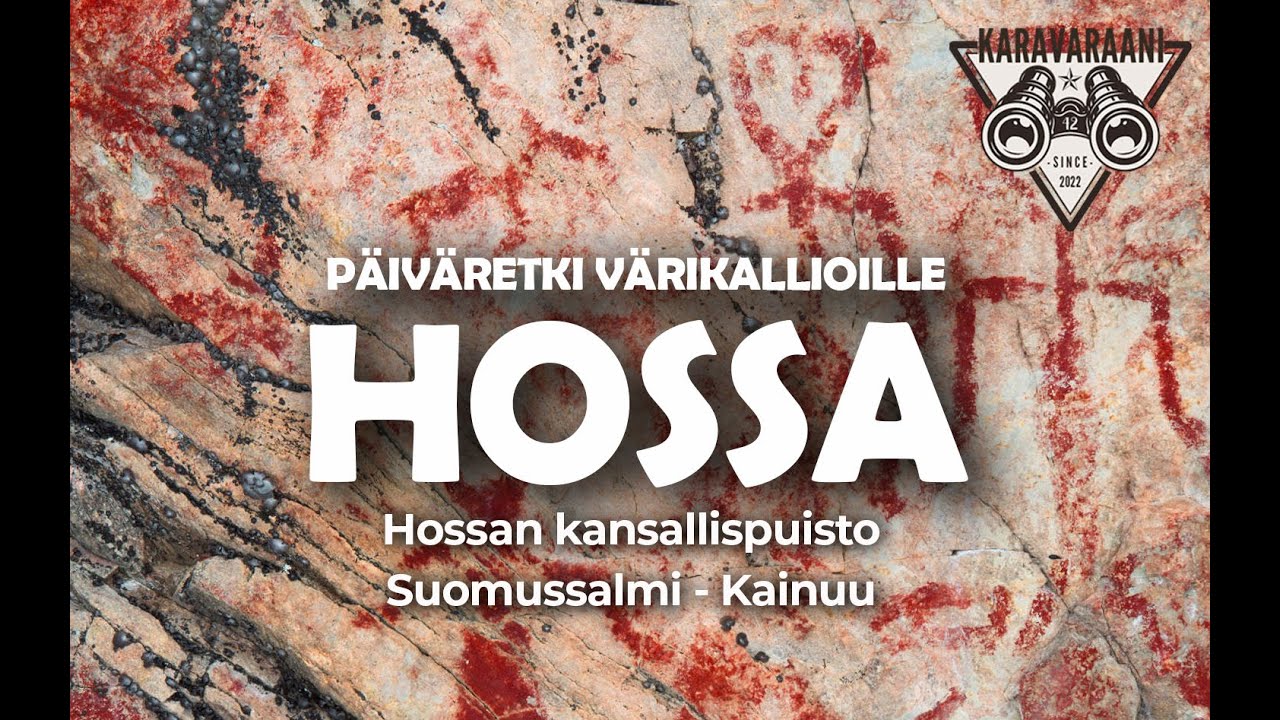 HOSSA Kansallispuisto, Suomussalmi - Päiväretki värikallioiden kalliomaalauksille