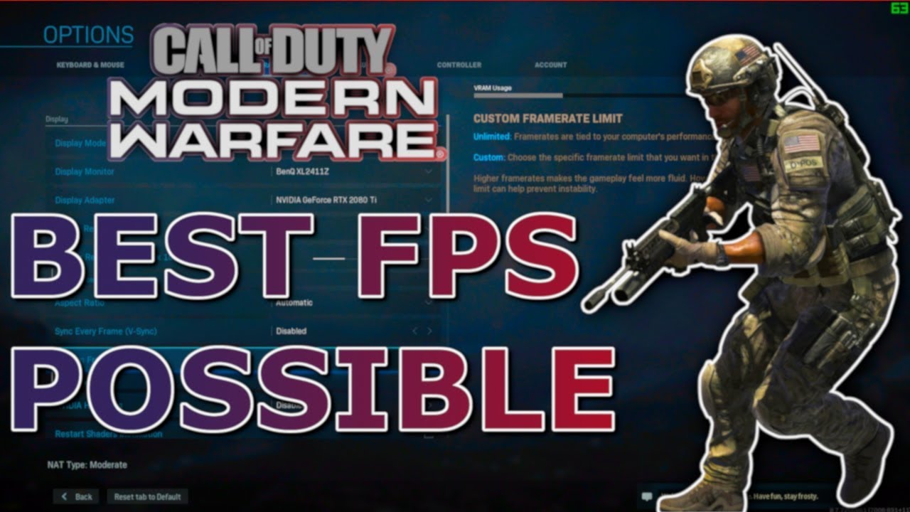 BEST Graphics Settings - Modern Warfare - PC