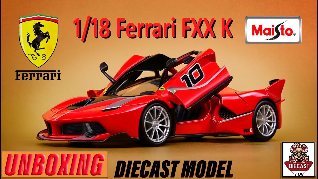 diecast model cars 1/18 Diecast Ferrari FXX K MAISTO