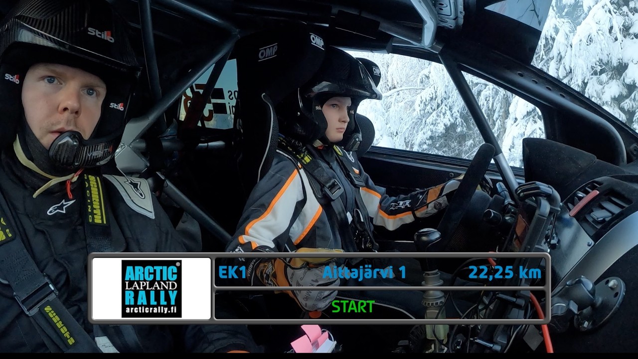 Arctic Lapland Rally, EK1 incar