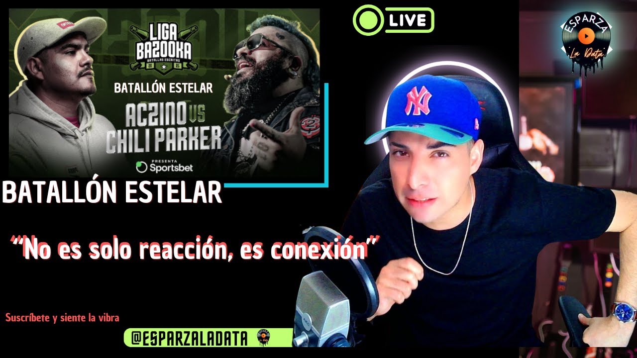 REACCIÓN A LA BATALLA DEL SIGLO ACZINO Vs CHILI PARKER EN LIGA BAZOOKA 2025 #batallasescritas #rap