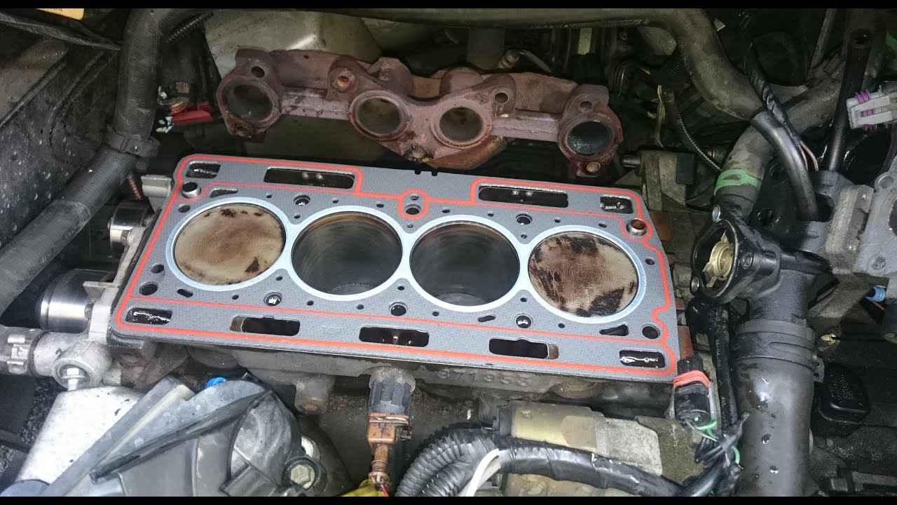 Twingo 1 phase 2 - Joint de culasse Moteur D7F + courroie distribution et rodage de soupape