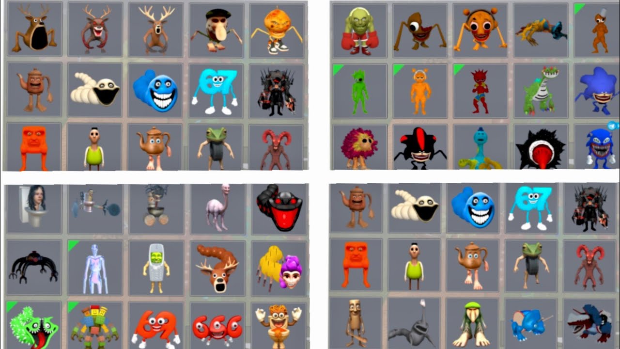 Sandbox in Space Added New Update Italian Brainrot 99 Night Forest Deer Snake GooGoo Gaga SeaMonster