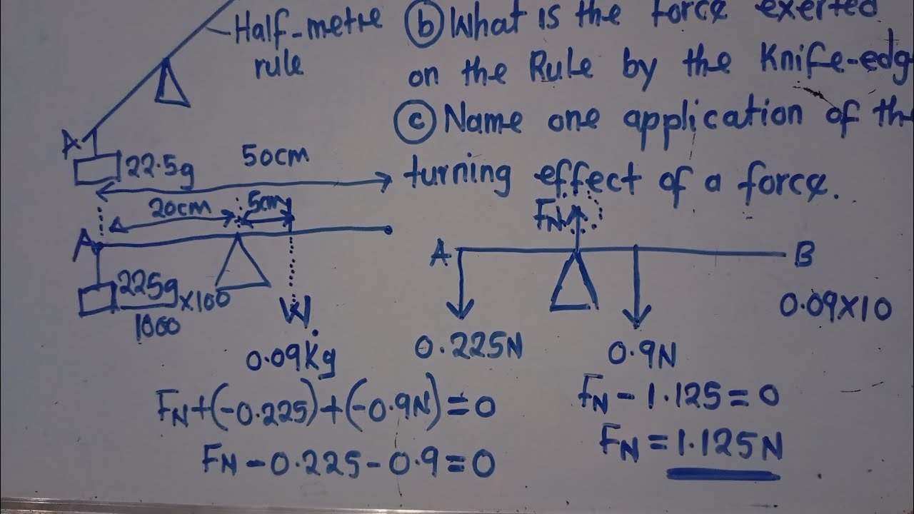 2024 Preps Science (Physics) || Mass of Rule || Moments || Forces || Harrison J Zulu Tutor