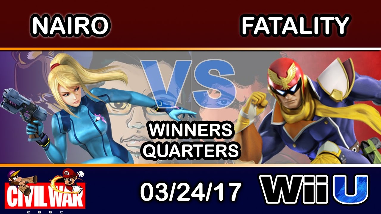 2GGC: Civil War - NRG | Nairo (Zero Suit Samus) Vs. FS | Fatality (Captain Falcon) Winners Quarters