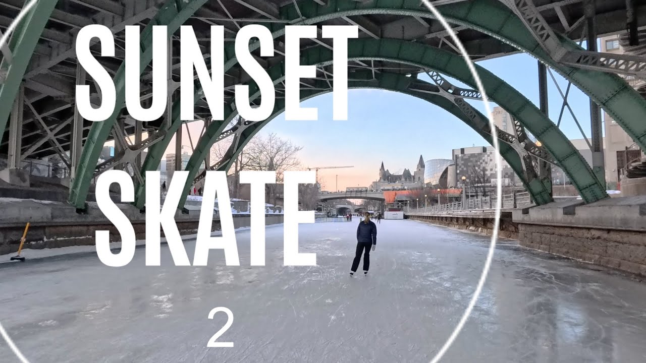 Chasing the Sunset | Skating on The World's Largest Outdoor Rink at -22°C | Day 11