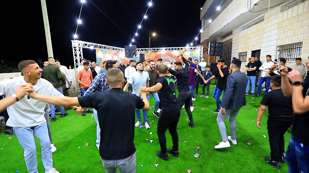 دبكة الفنانين اياد العمر وعلاء معالي 2023 مباركة العريس عمر نزار عجه