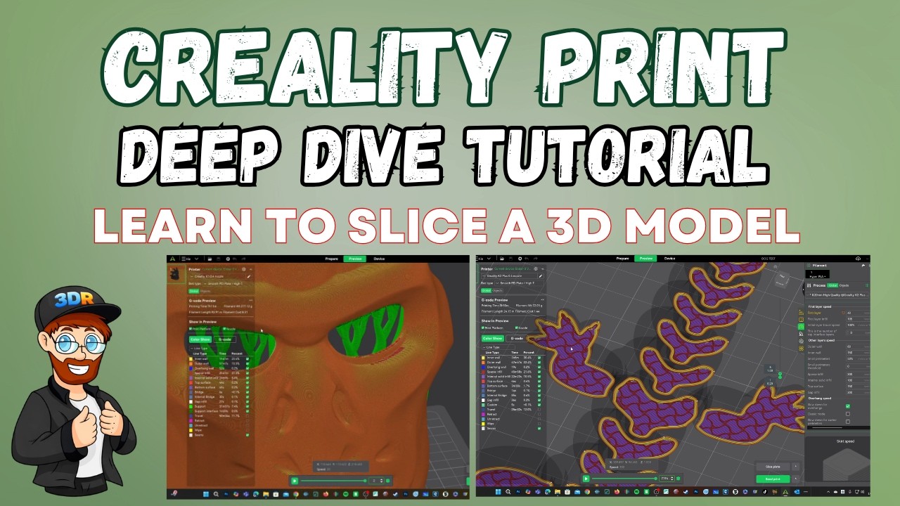 CREALITY PRINT 6: TUTORIAL. Step-By-Step, Detailed Guide to slicing models, for 3D Printing.
