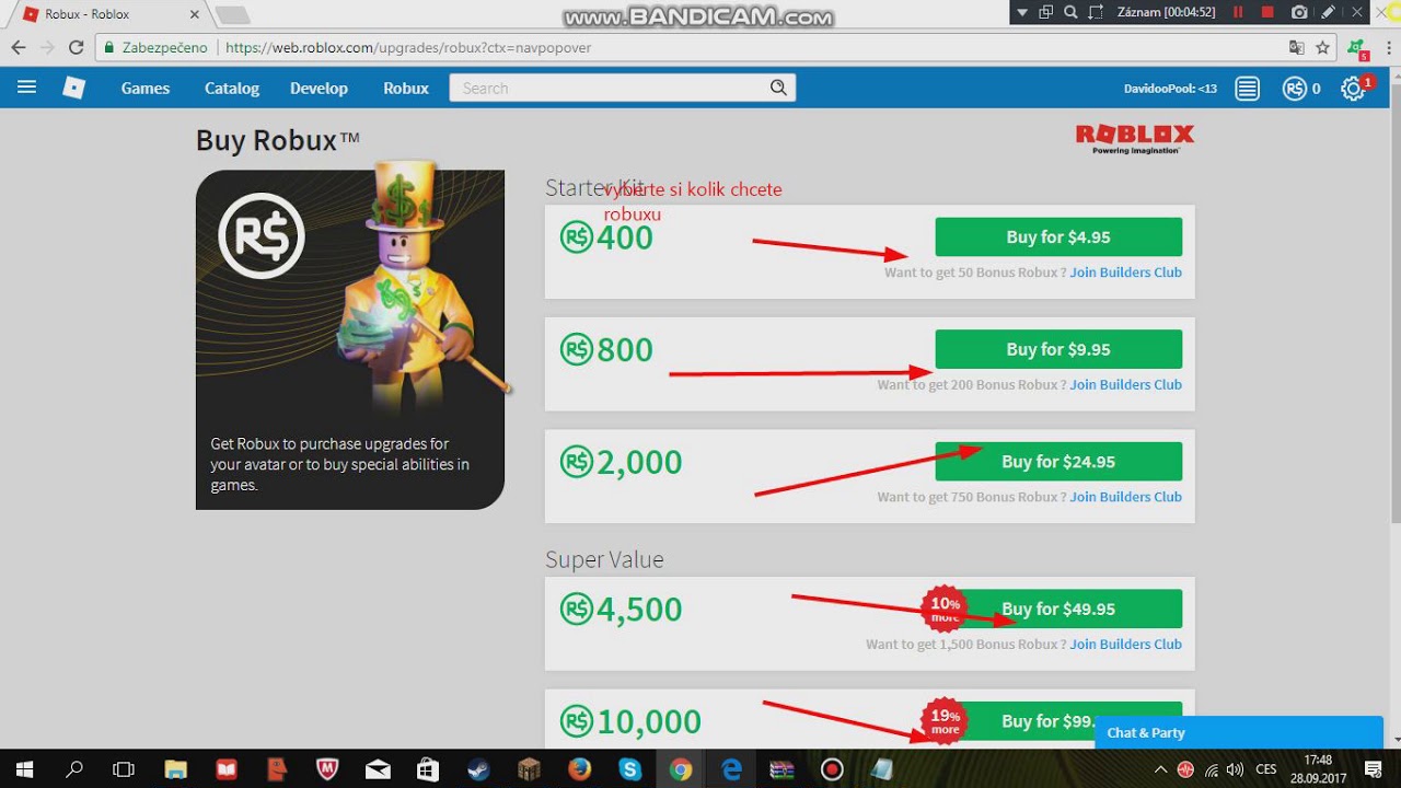 Jak si Na Hackovat Robuxy Do ROBLOXU